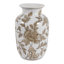Vase traditionnel en céramique pour console - Vase à fleurs de style chinoiserie avec une silhouette haute et décorative - 25 cm-493492841