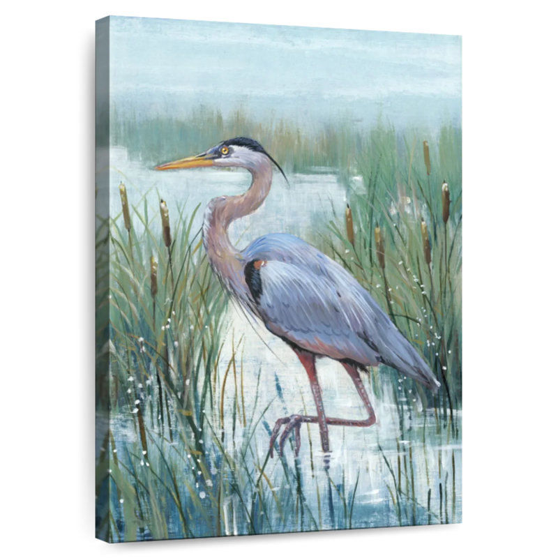Brampt Marsh Heron II, 36" H x 24" W