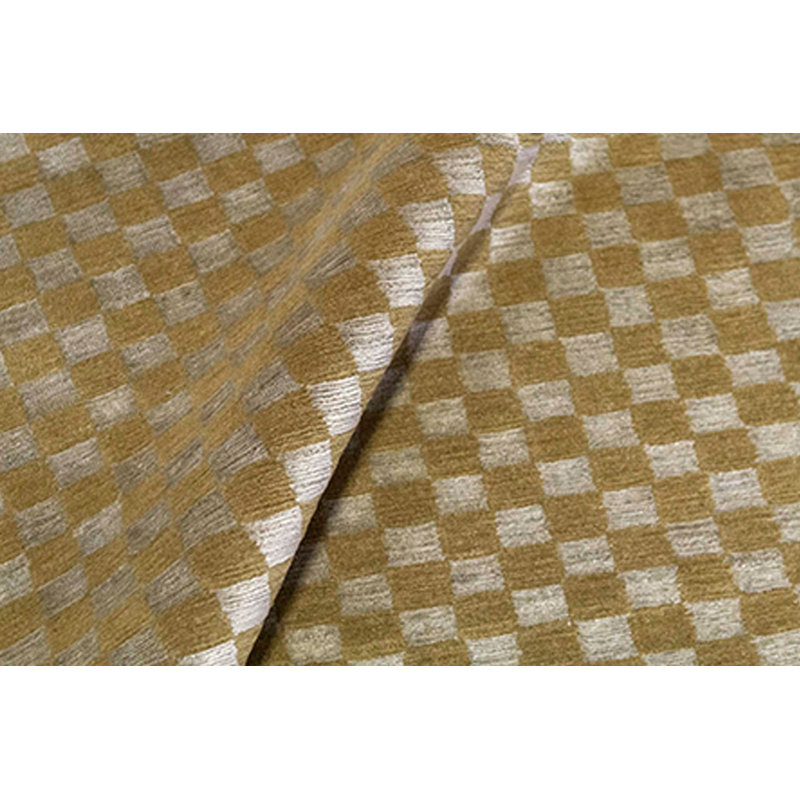 Hand-Knotted High-Quality Gold and Gray Area Rug