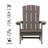 Bamma HIPS Adirondack Chair Weather Resistant-733978495