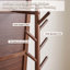 Rubber Wood Elongated Floor Mirror
