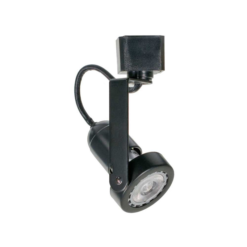 Tête de rail à cardan 1 lumières, Noir