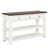 Brun foncé / blanc antique