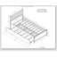 Structure de lit plateforme moderne en bois avec lit gigogne-2044829532