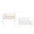Full XL Over Queen Bunk Bed With Ladder And Guardrails