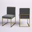 Chaise d'appoint rembourrée en velours Amberdawn-1602561296-1602561294