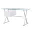Bureau à plateau en verre de 56 po par Modway