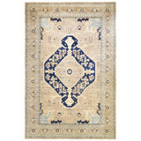 New Turkmen Afghan One-of-a-Kind Rectangle 12'1" X 17'8" Area Rug