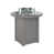 Hammered Top Stainless with Driftwood Grey Base selected