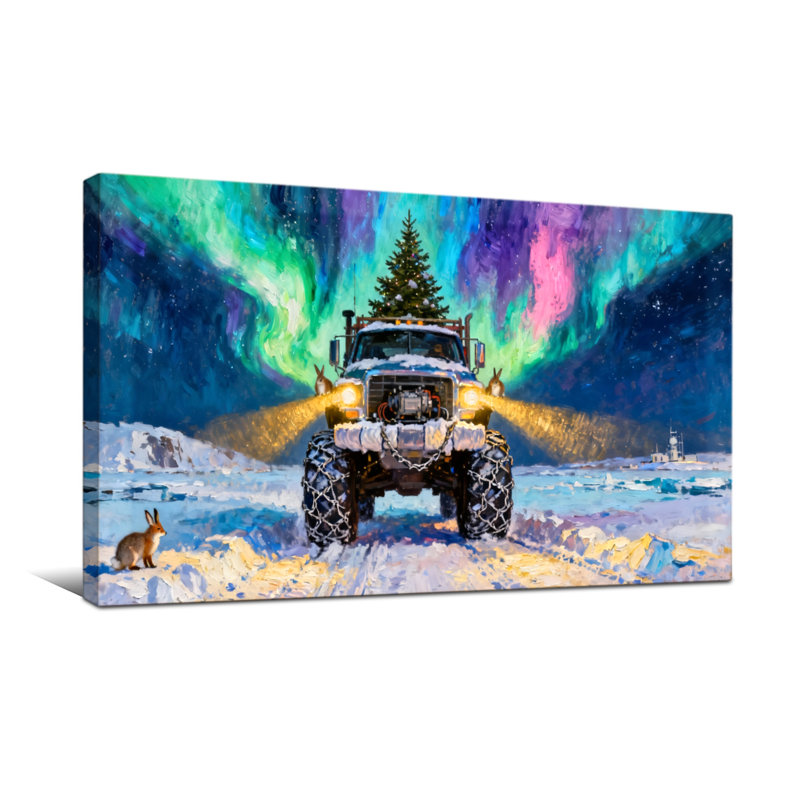 Guirlande de Noël avec lumières de Noël, H 16 po x l 32 po