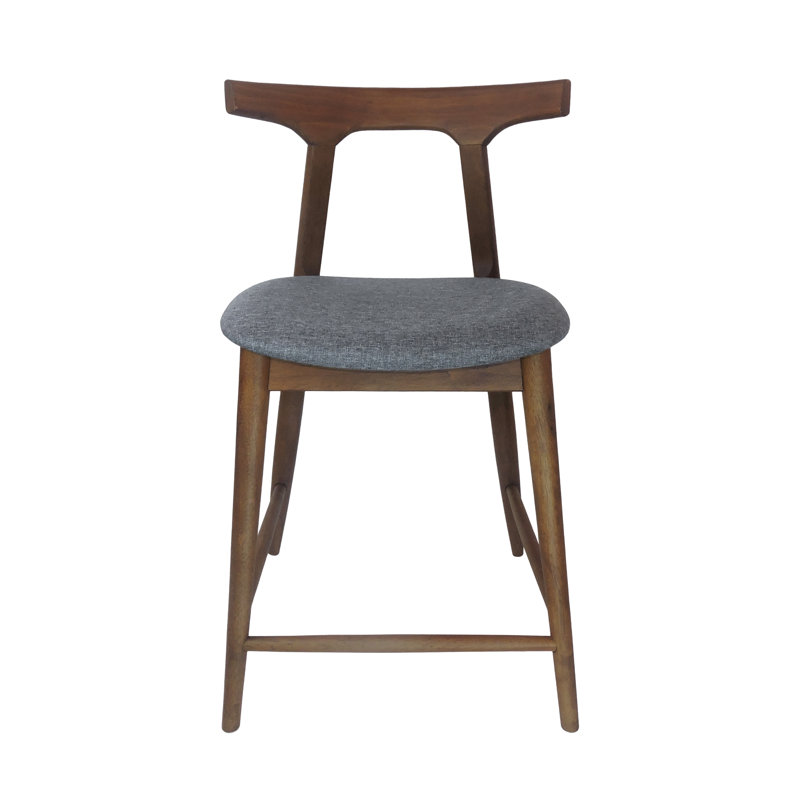 Tabouret de comptoir 24,5 po Landrey, Gris anthracite