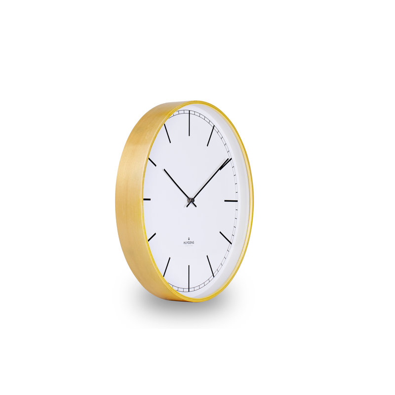 Wood Wall Clock, 35cm Hx 35cm W x 6.2cm D
