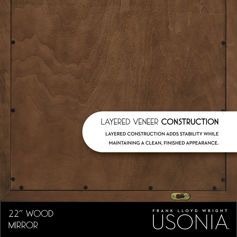 LaRay 22 Wood Mirror, 22 x .875 x 30