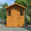 6 ft. W x 8 ft. D Solid Wood Shiplap Apex Garden Shed