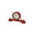 Analog Metal Quartz Movement / Crystal Tabletop Clock in Black