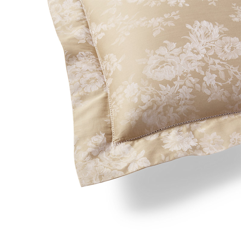 Mya , Gris ; argent, Taie décorative euro