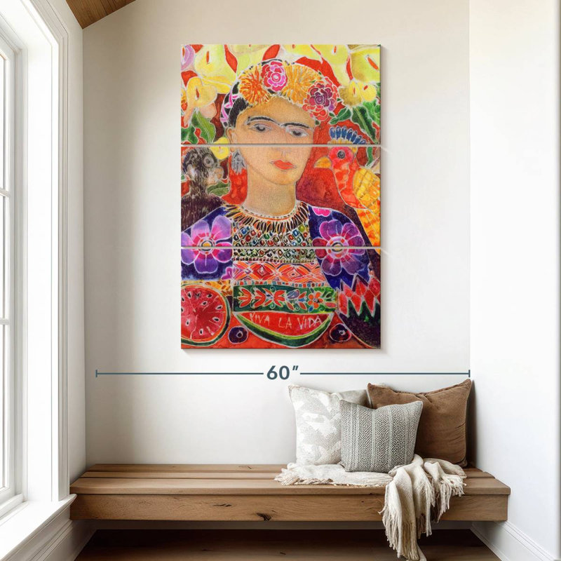 Respects To Frida Kahlo 2002, 50" H x 32" W