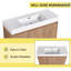 Meuble-lavabo simple 47,26 po avec comptoir en résine