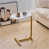 Plateau blanc / base or