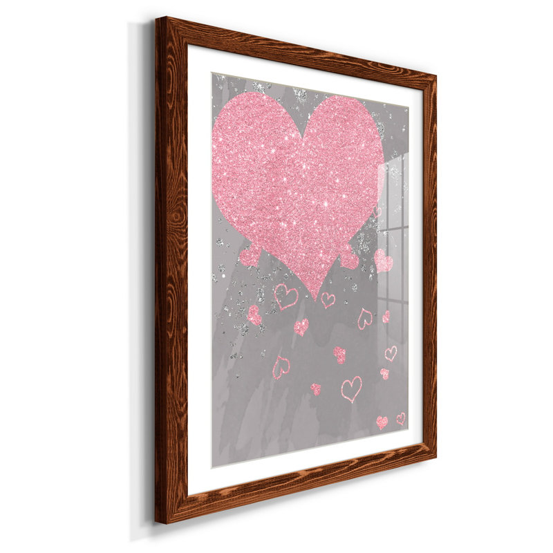 «Spakling Love», reproduction d'art sur papier encadrée, H 44 po x l 31 po x P 1 po, Érable