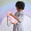 Teamson Kids Polka Dot Princess Baby Doll Carrier & Car Seat Set, Pink