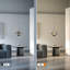 1 - Light Black LED Dome Pendant