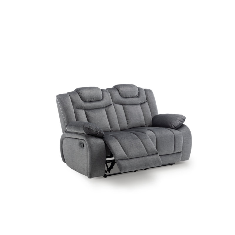 Chenille Reclining Sofa, 2