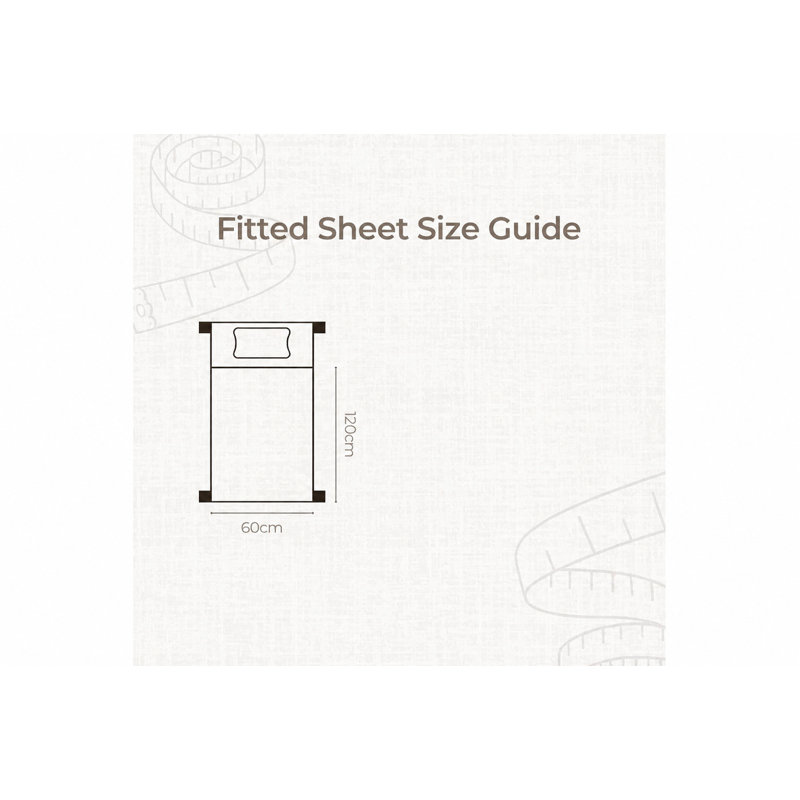 Cot Bed Fitted Sheets (Pack of 2) - Jersey Cotton