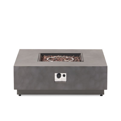 SQUARE Iron FIRE PIT-50 000 BTU