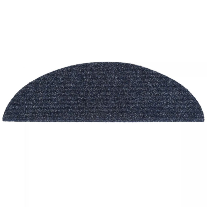Non-Slip Stair Tread, Blue, Half-Circle 56 x 17 x 3cm, 15