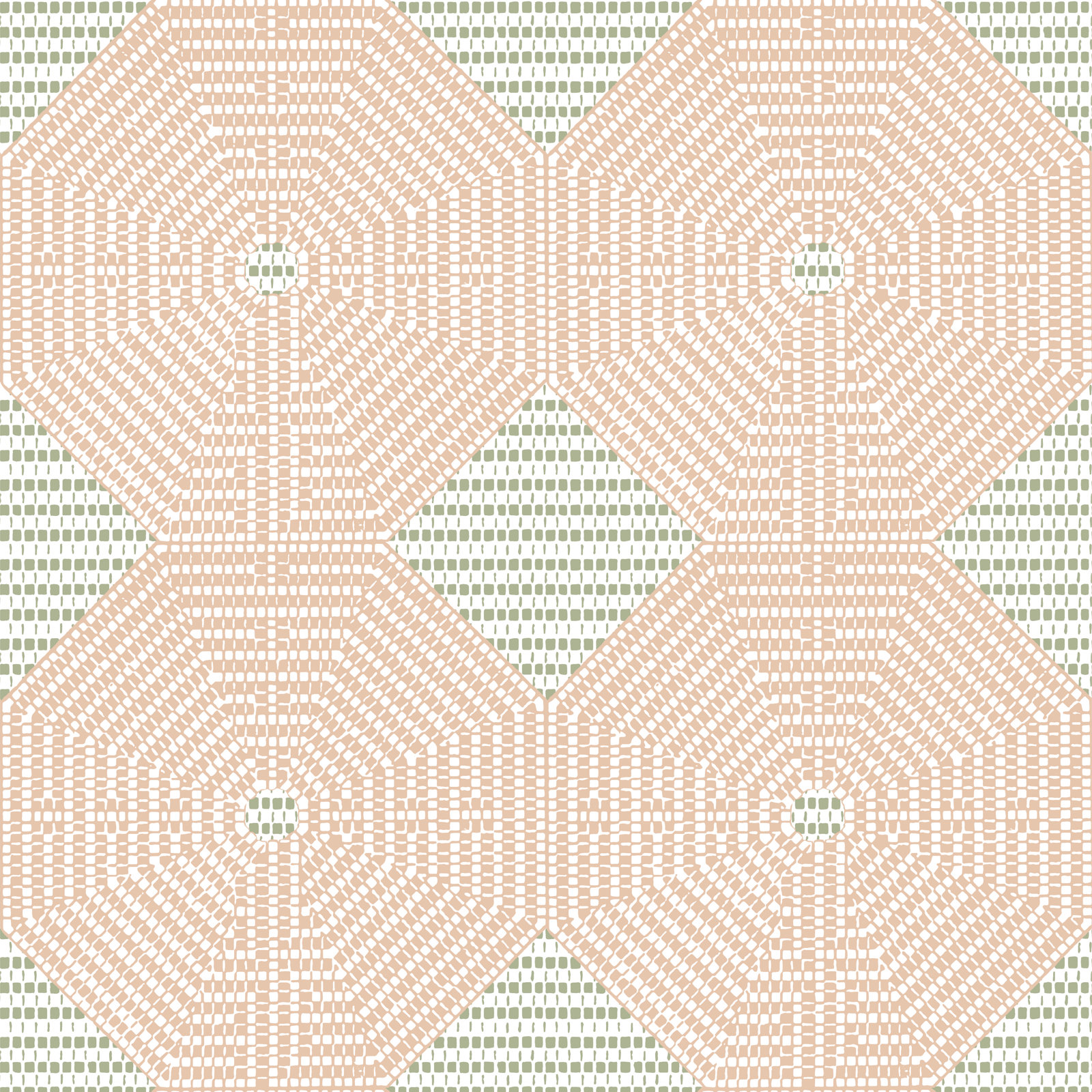 Geometric Peel & Stick Wallpaper Roll, Pink
