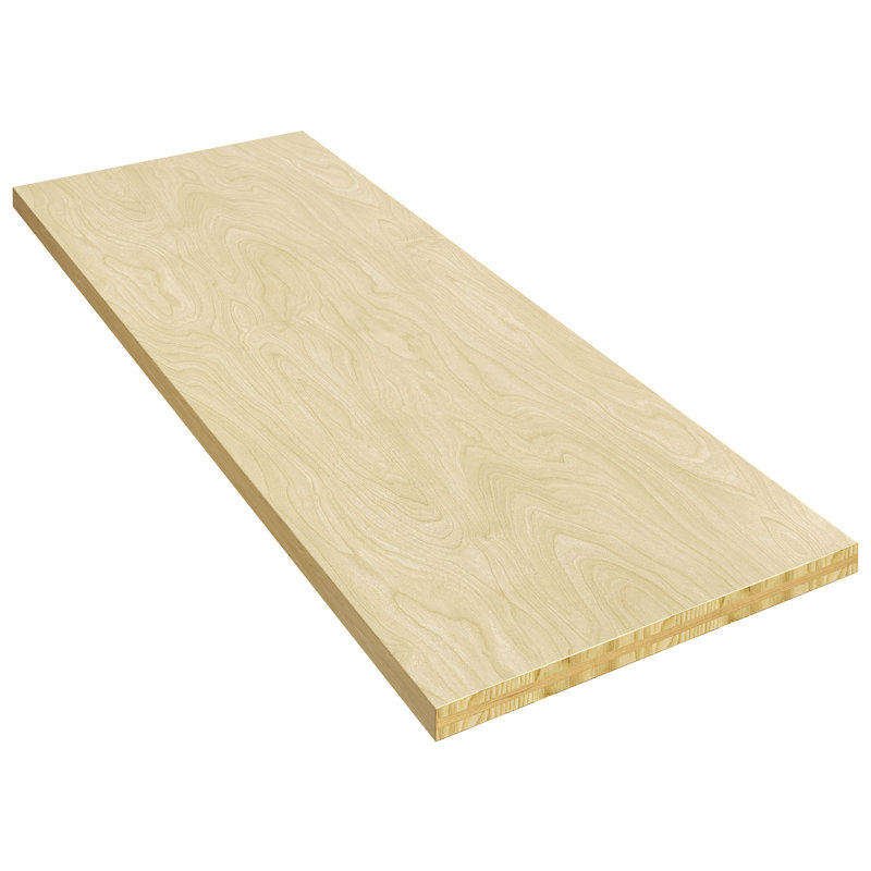 25.5'' D Solid Wood Rectangular Table Top, 1.5" H x 72" W x 25" D