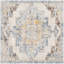 Blue Traditional Rug, Floral Stain Resistant Easy to Clean Rug For Living Room, Dining Room, Bedroom-726971053