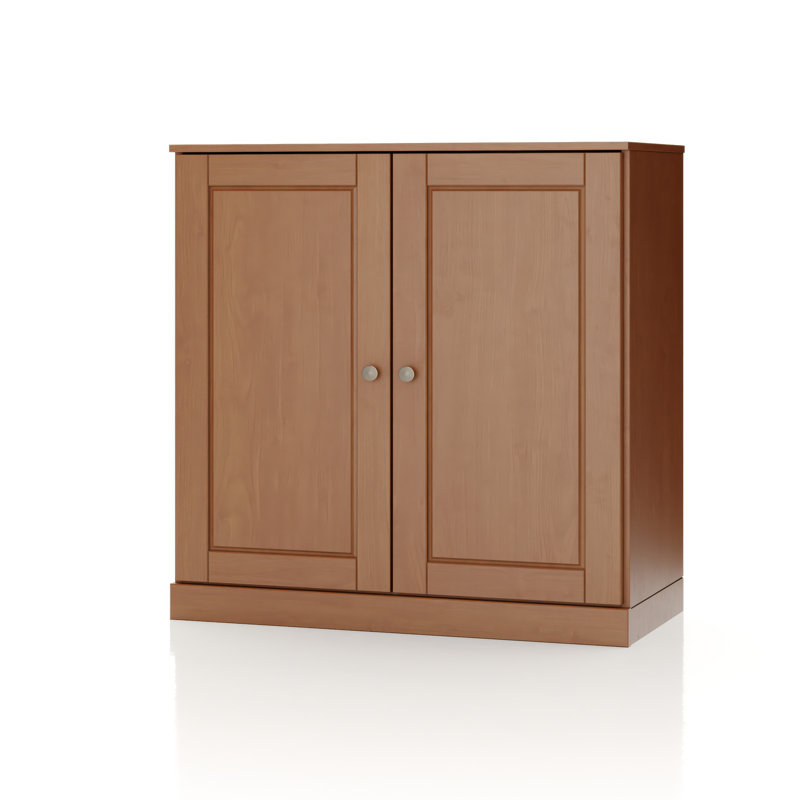 Armoire de salle de bain en bois massif l 32 po Melvous, Moka
