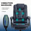 Fauteuil de bureau vibrant à massage, fauteuil de bureau de massage à haut dossier avec support lombaire, repose-pieds-2138759894