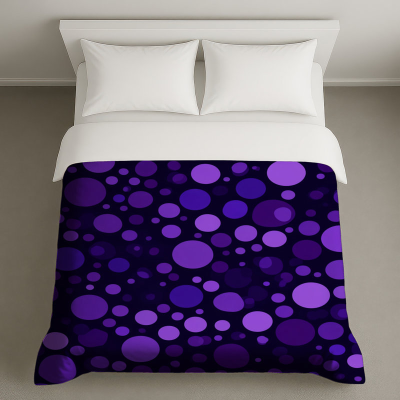 Housse de couette PolkaDots Bedding, Lit simple