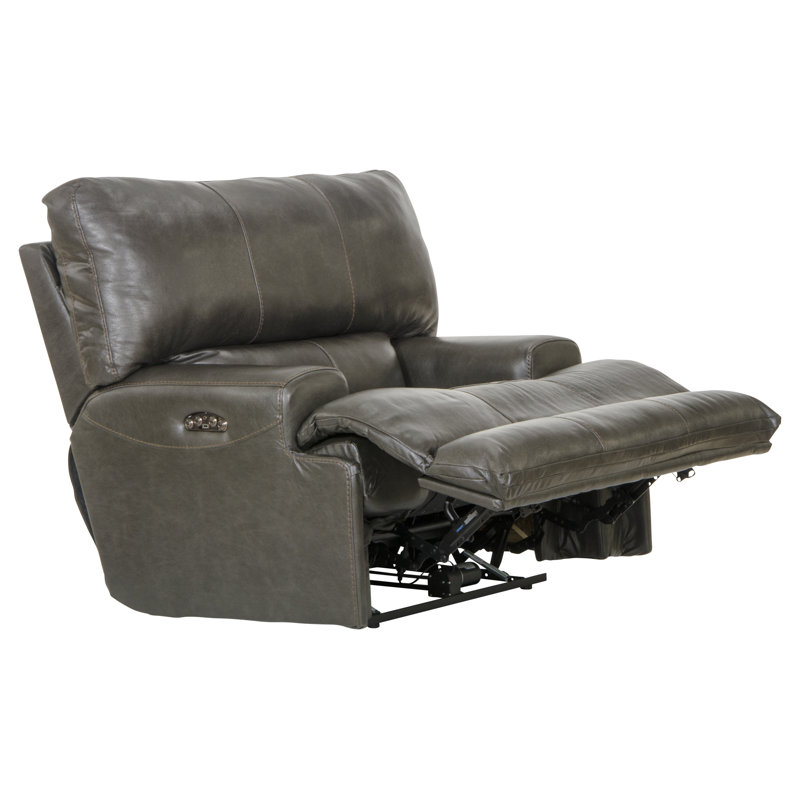 Fauteuil inclinable électrique Anjuman, Électrique, Oui, Acier véritable cuir