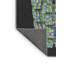 Tapis noir/vert tissé à la machine-1279575102