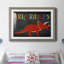 Triceratops - Impression sur papier encadré-1417169878-1417169839