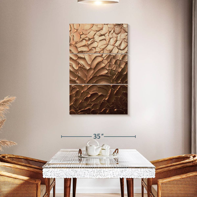Avery Metallic Copper, 45" H x 28" W