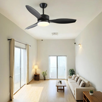 Ventilateur de plafond de 52 pouces avec DEL pour une utilisation intérieure et extérieure