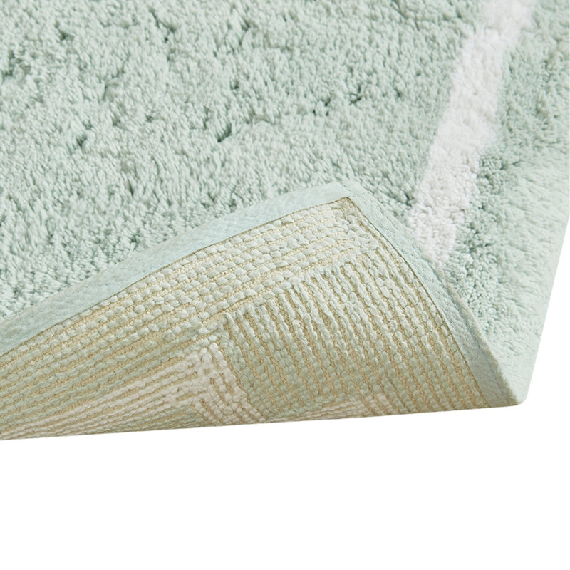 Cotton Tufted Bath Rug 24X72, Seafoam, Single - 72" L x 24" W