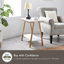 Table d'appoint étroite en bois manufacturé Empiria-1343175705-1343175706