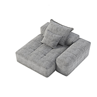 Canapé modulaire combiné avec coussins