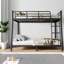 Lits gain de place, lits superposés en acier (grand lit XL et grand lit queen), style moderne