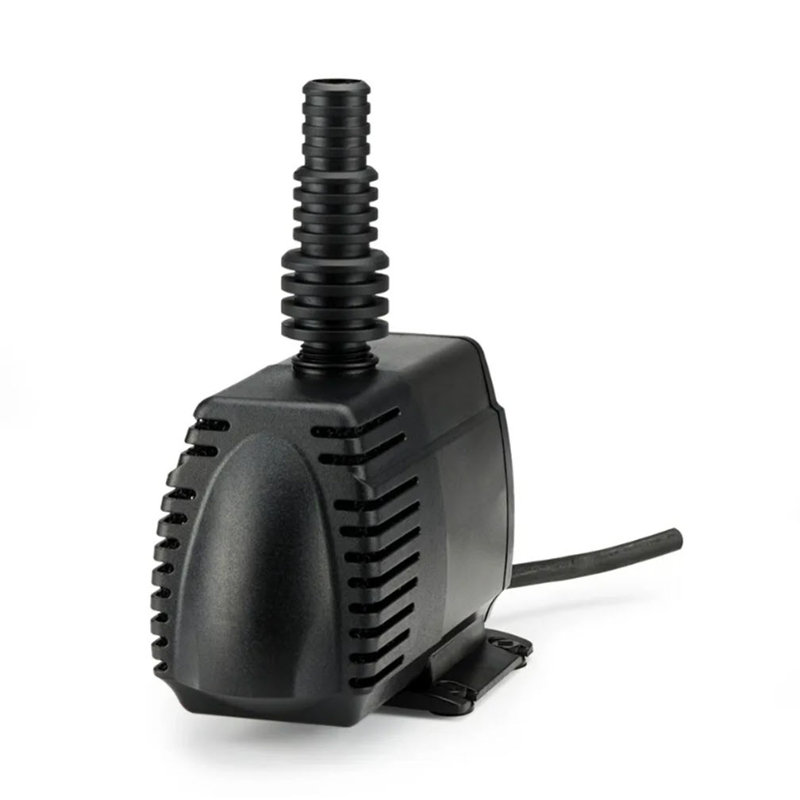 Pompe à 3 voies ou à valve simple et raccord de tuyau multi-tailles pour fontaines et cracheurs, moteur écoénergétique, 800 GPH