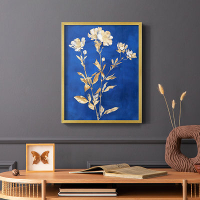 Série FLORAL Lxxv - reproduction encadrée de qualité supérieure - prête à être accrochée - aucun clou requis