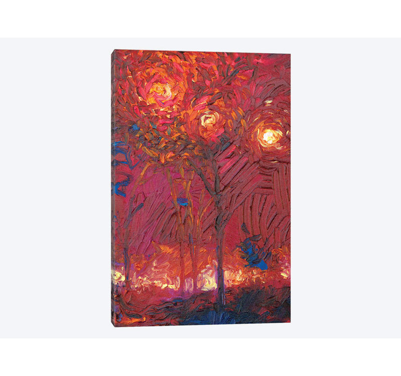 « rm 090 » par iris scott abstracts, impression sur toile, H 12 po x l 8 po x P 0,75 po, Toile tendue, Pas de tapis
