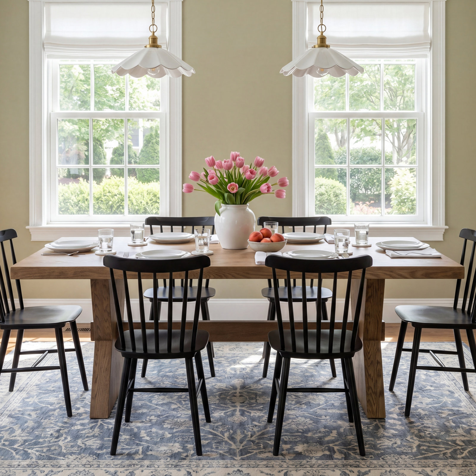 Jarrett 84" Oak Dining Table