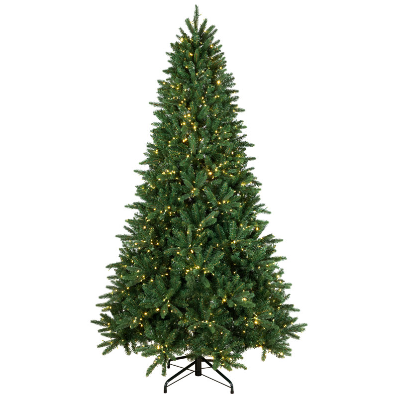 Real Touch Elite Pre-Lit Calgary Pine IPT Artificial Christmas Tree - Dual Color LED, 9'